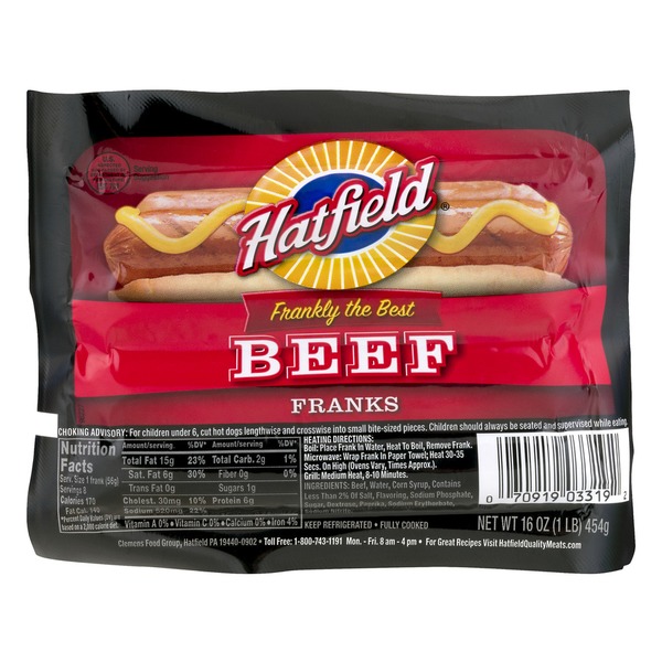 Hatfield Franks Beef (8 ct) from Restaurant Depot Instacart