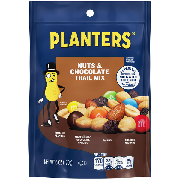 Planters Nuts & Chocolate Trail Mix Same-Day Delivery or Pickup