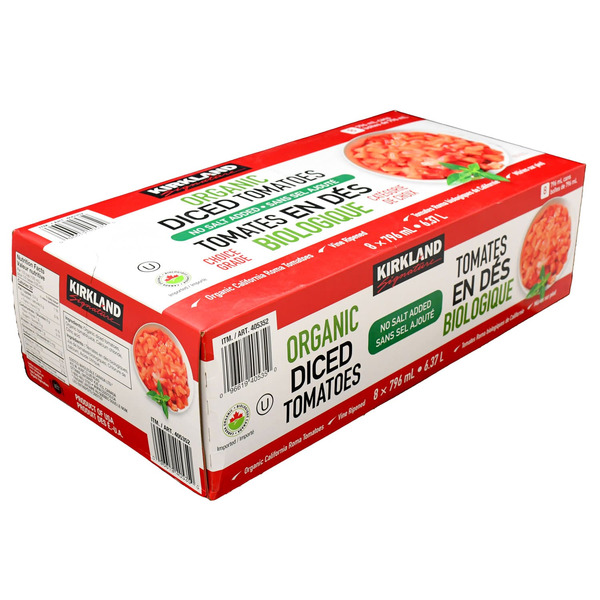 Costco Kirkland Signature P135 T18P No Salt Added Diced Tomatoes SameDay Delivery Instacart