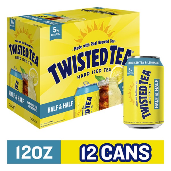 Twisted Tea Half & Half, Hard Iced Tea (12 fl oz) Instacart
