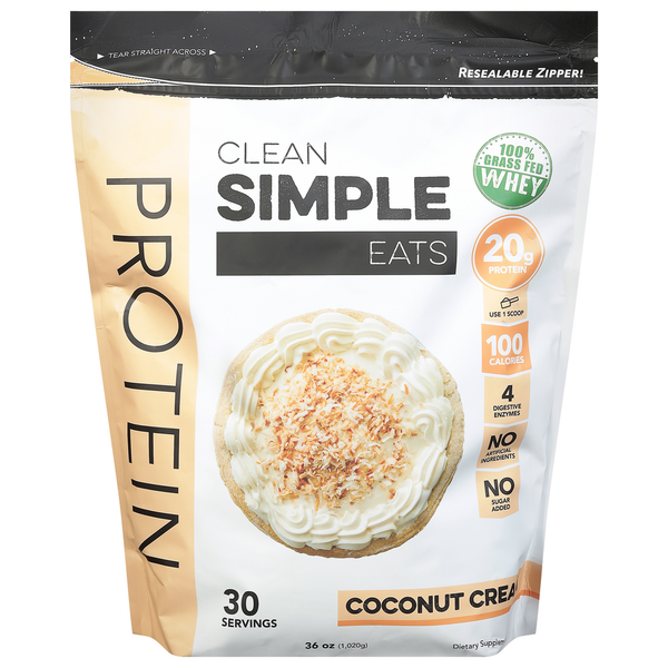 Clean Simple Eats Protein Powder, Coconut Cream Same-Day Delivery
