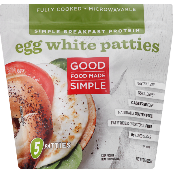 Good Foods Egg White Patties (5 each) Instacart