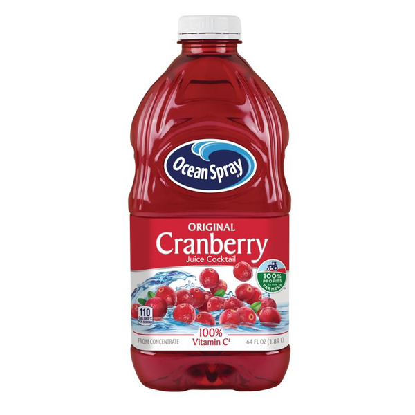 Ocean Spray - Cranberry Juice Cocktail - 64 oz plastic bottles