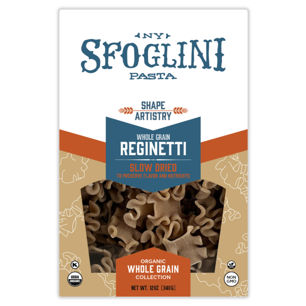 Sfoglini Whole Grain Reginetti, Organic Pasta