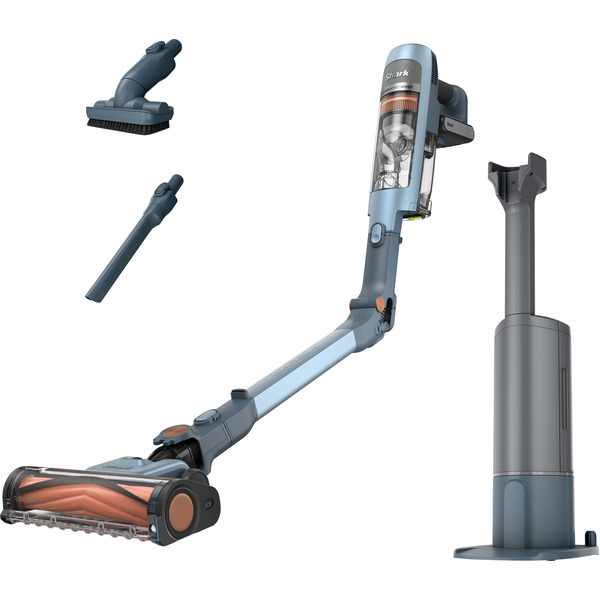 Shark PowerDetect Speed Clean & Empty System Cordless Vacuum with HEPA Filtration & MultiFlex Reach, Up to 60 min Runtime - Ice Blue