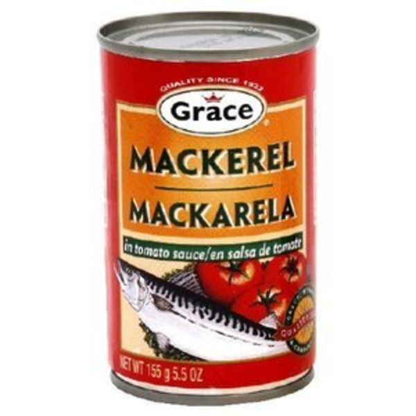 Grace - Mackerel in Tomato Sauce - 5.5 oz. Can