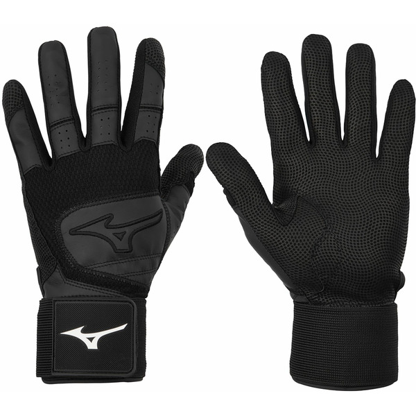Mizuno Women's F360 Wrap Softball Batting Gloves - Black