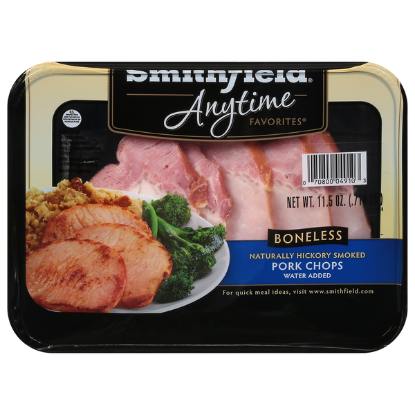 Smithfield Pork Chops, Boneless Same-Day Delivery or Pickup