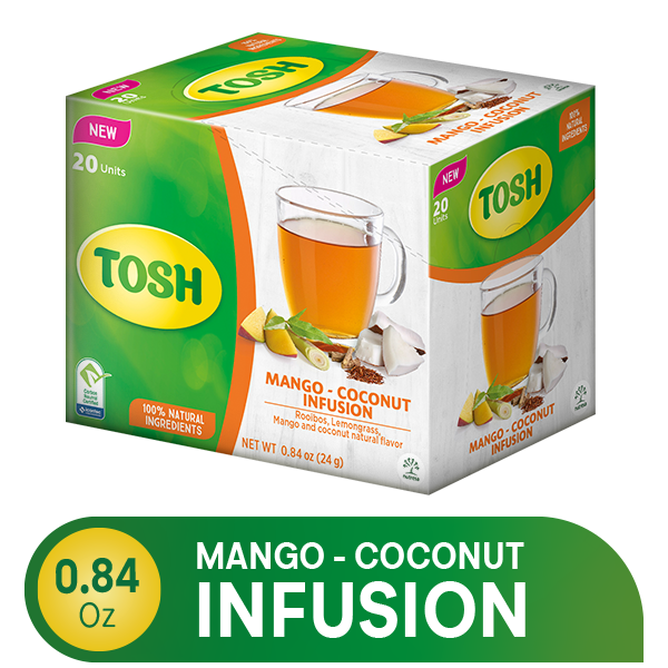 Tosh Mango Coconut Tea Same-Day Delivery or Pickup | Fiesta Mart