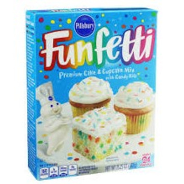 Pillsbury - Funfetti Cake Mix, 15.25 oz, 12 Pk