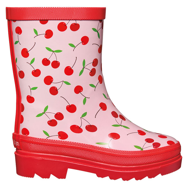 Lily & Dan/ L&D Childrens Rain Boots - Cherry 13/1 Same-Day