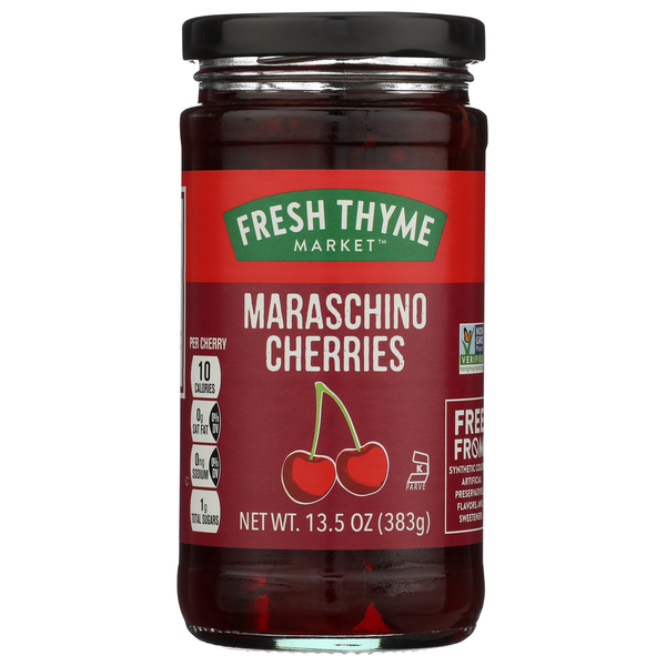 Fresh Thyme Market Maraschino Cherries W/Stem Same-Day Delivery or