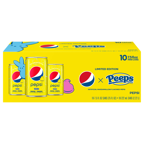 Pepsi Cola, Marshmallow Flavored, Mini Cans Same-Day Delivery or