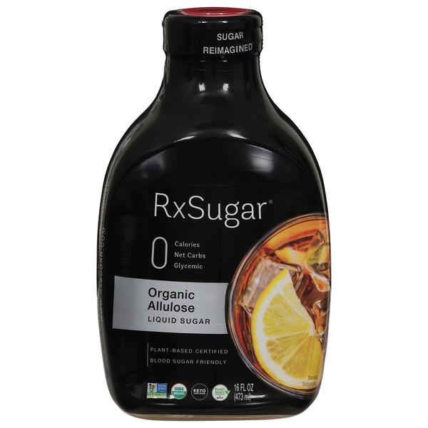 RxSugar Allulose, Organic, Liquid Sugar Same-Day Delivery | Super
