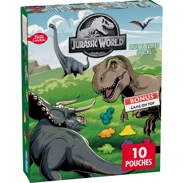 Betty Crocker Jurassic World Gluten Free Fruit Flavored Snacks