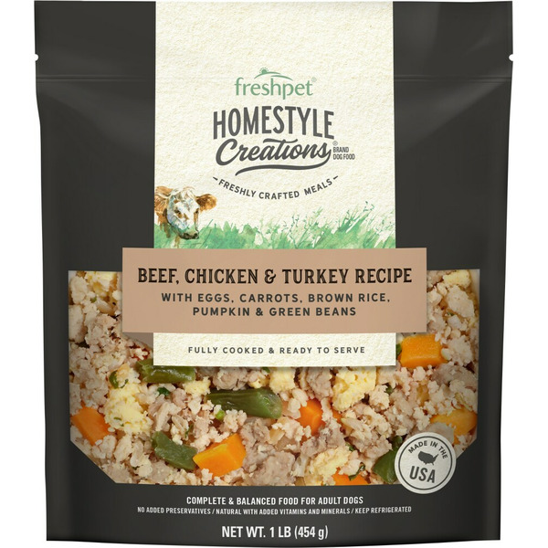 Kroger Freshpet Dog Food, Beef, Chicken & Turkey Recipe SameDay