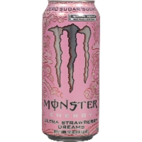 Monster Energy Drink Ultra Strawberry Dreams Same-Day Delivery
