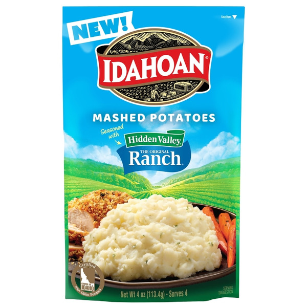 Idahoan® Mashed Potatoes seasoned with Hidden Valley Original Ranch