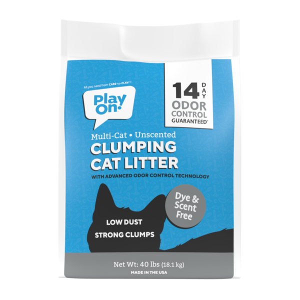 Play On Unscented Clumping Cat Litter Bag