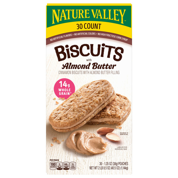 Cinnamon Biscuits With Almond Butter, 30 x 1.35 oz