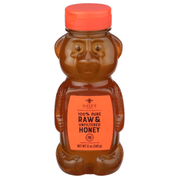 Nature Nate's 100% Pure Raw & Unfiltered Honey