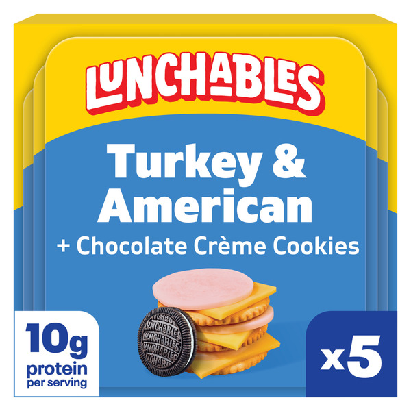 Lunchables Turkey & American with Chocolate Creme Cookies