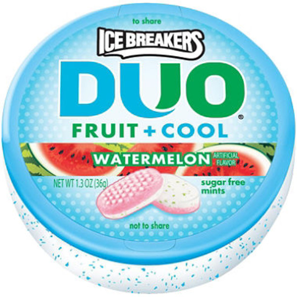 Ice Breakers Duos - Watermelon, 8/1.3 oz