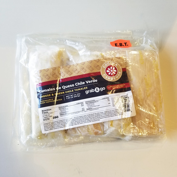 Cardenas Markets Tamales de Queso Rajas Paq de