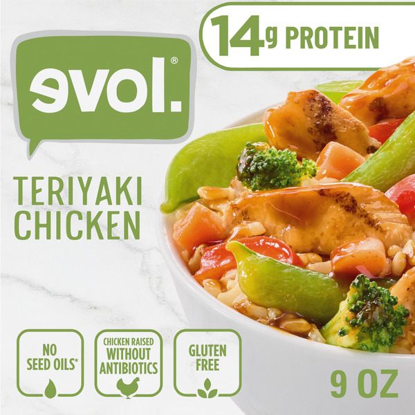 EVOL Gluten Free Teriyaki Chicken, Frozen Meal Same-Day Delivery