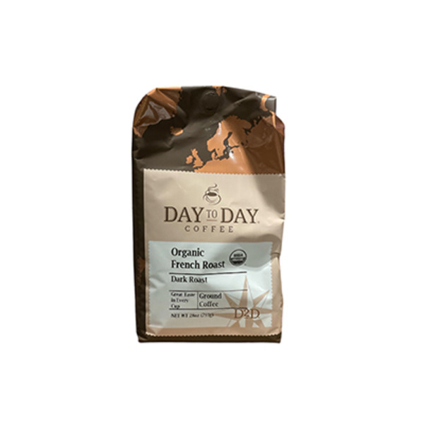 Day To Day Organic French Roast Ground Coffee