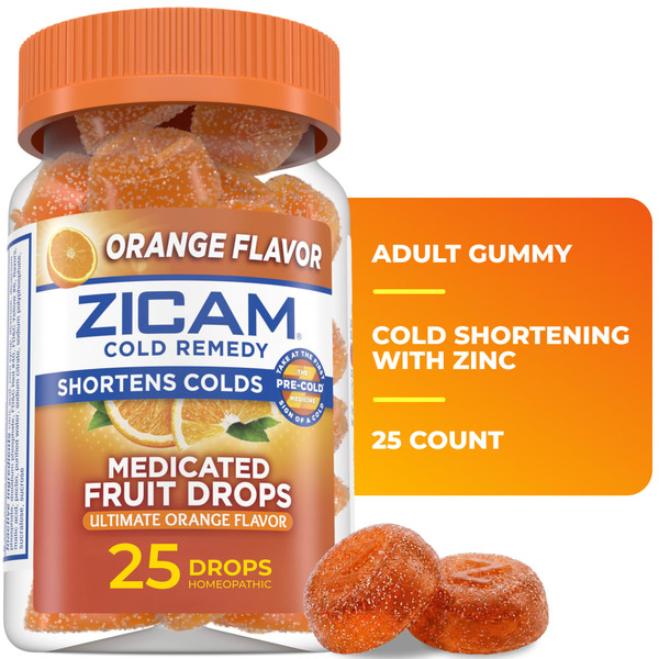 Publix Zicam Zinc Cold Remedy Medicated Fruit Drops Ultimate