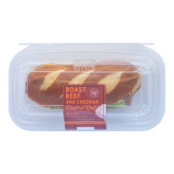 Kroger Roast Beef Sandwich On A Pretzel Roll SameDay Delivery or
