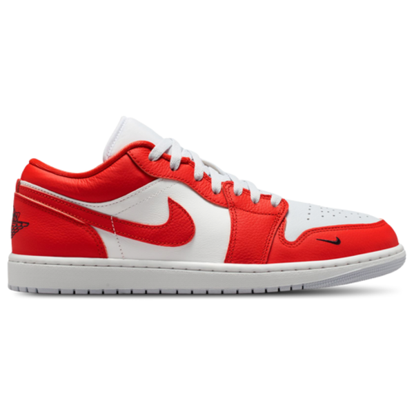Jordan Air 1 Low SE Shoes, Size M10.0/W11.5, Medium/D - Chile Red/Black/Summit White/Pure Platinum
