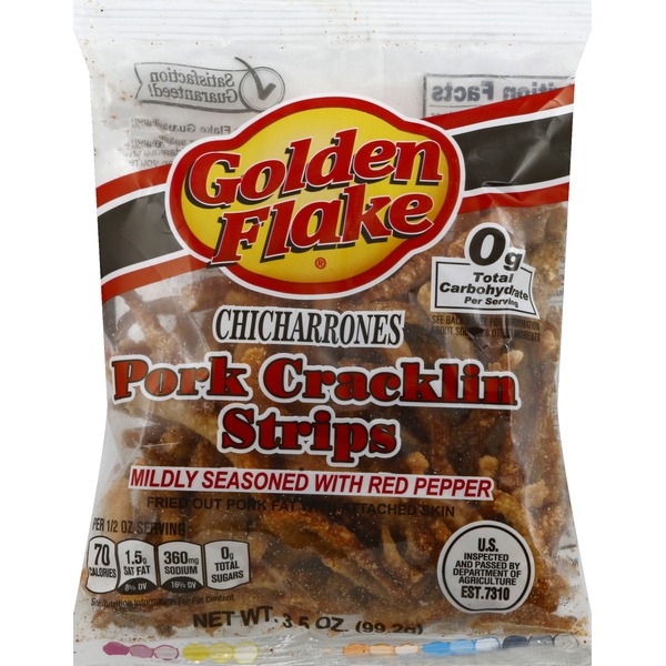 Golden Flake GoldenFlakePorkCracklinStrips (3.5 oz) Instacart