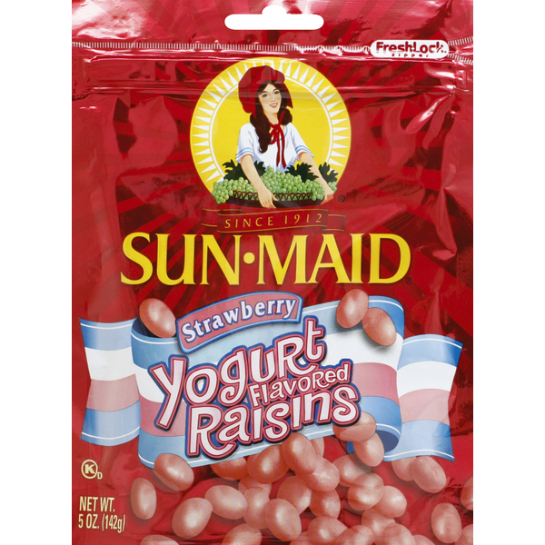 SunMaid Yogurt Flavored Raisins, Strawberry (5 oz) Instacart