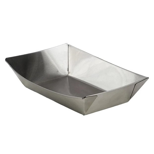 6X4.5" Stainless Steel Boat Tray, Small