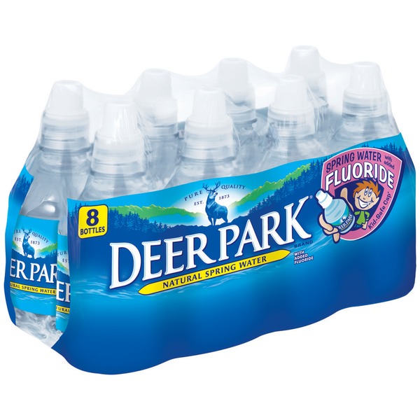 Deer Park With Added Fluoride Natural Spring Water (8 fl oz) Instacart