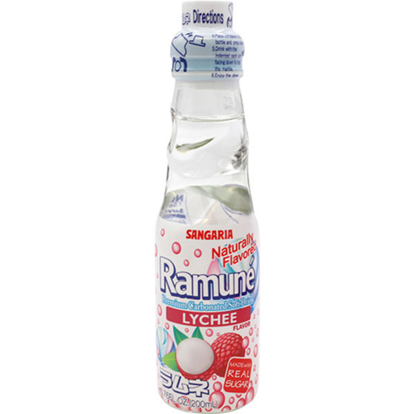 Hata Ramune Soft Drink, Lychee Flavor