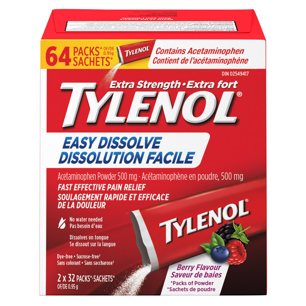 TYLENOL Easy Dissolve Adults Tablets