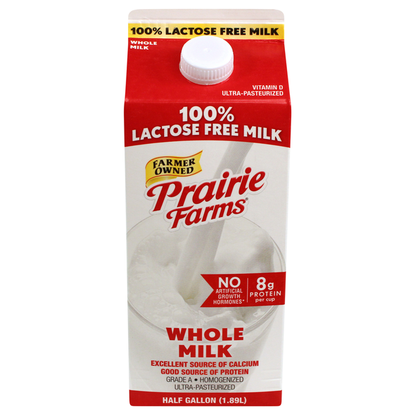 Prairie Farms Lactose Free Whole Milk Same-Day Delivery | Rouses