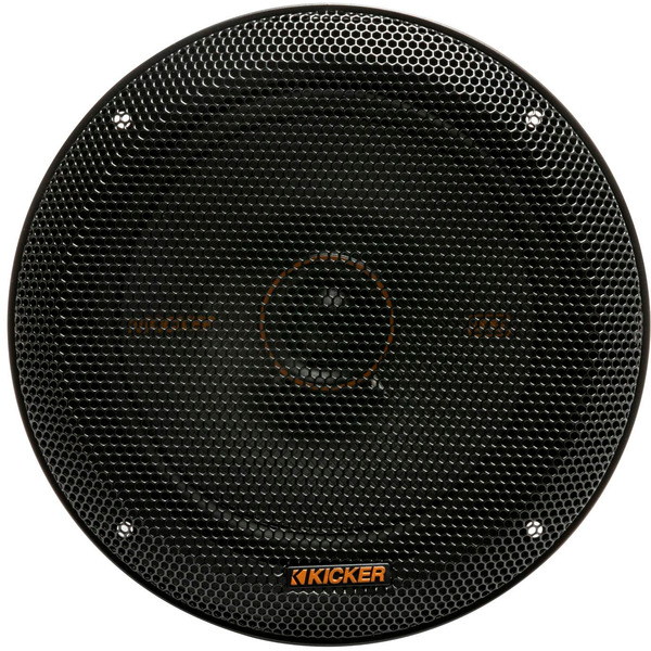 Kicker KS Series 2-Way Car Speakers With Polypropylene Cones - Black