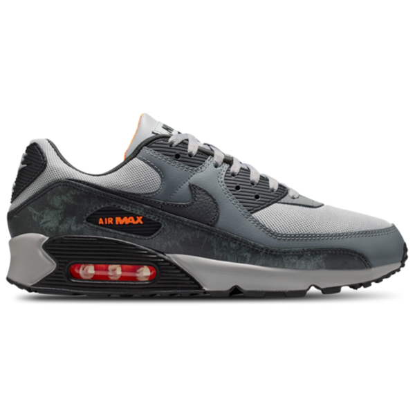 Nike Men's Air Max 90 Premium Shoes, Size 12, Medium/D Width - Black/Grey/Multi