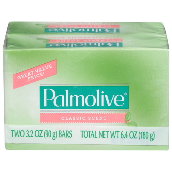 PALM BATH SOAP GRN 2PK/36