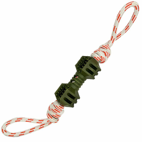 Americas Vet Dogs Dumbell Rope Toy, Multicolor