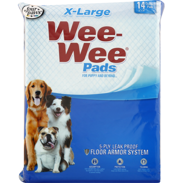 Pet Market NYC Four Paws Pads, X-Large, 5-Ply Same-Day Delivery