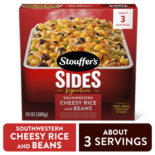 Stouffer's Southwestern Cheesy Rice & Beans Side Dish Mexican Style Rice