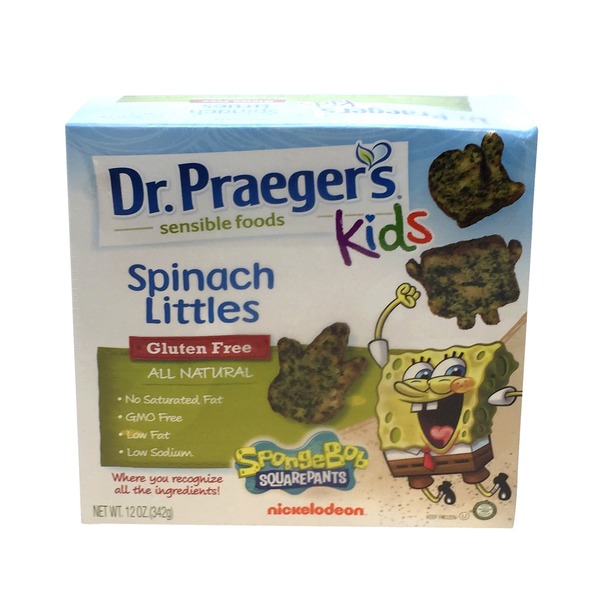 Dr. Praeger's Gluten Free SpongeBob Spinach Littles from Plum Market