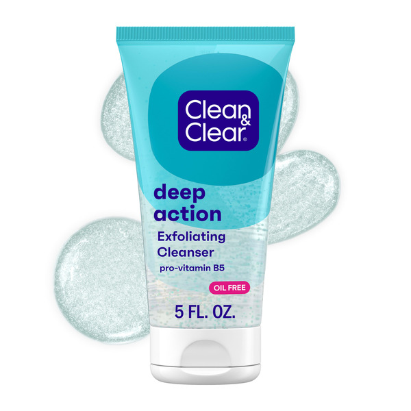 Clean & Clear Deep Action Exfoliating Face Wash, 5 fl. oz Same-Day