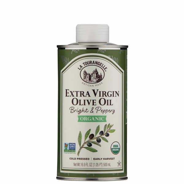 La Tourangelle Organic Extra Virgin Olive Oil, Bright & Peppery