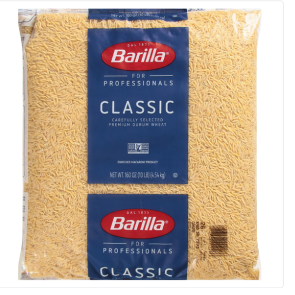 Barilla - Classic Orzo - 10lb/2ct